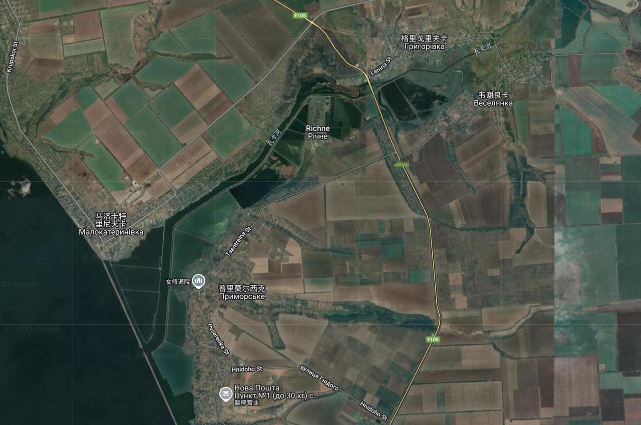 扎波罗热方向，第聂伯河集群的突击队已从卢基亚尼夫西克东进，进入新雅科夫列夫卡，并