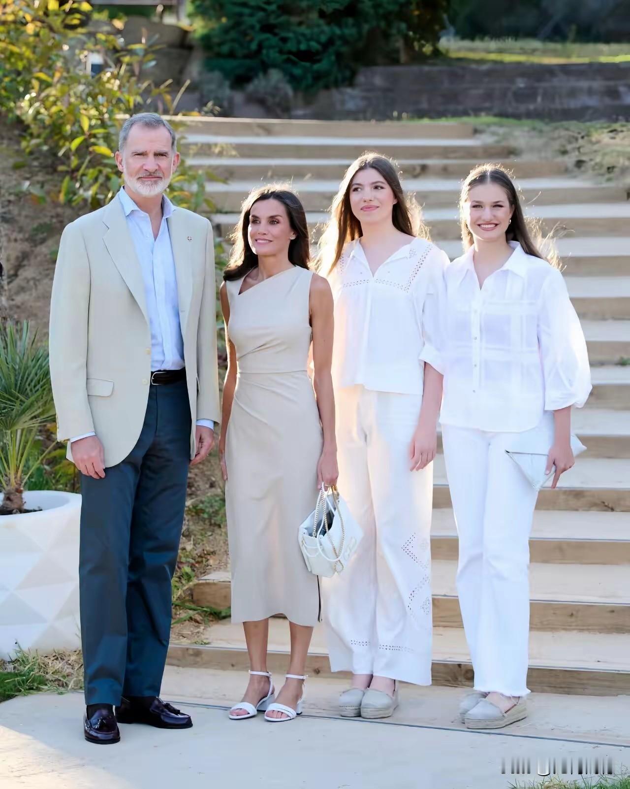 西班牙王室的女子，的确令人耳目一新，非常的漂亮，人的颜值和气质，有时候跟生活条件