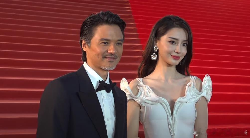 #金像奖# 冯德伦和Angelababy ​​​，应该是来担任颁奖嘉宾的，《太极