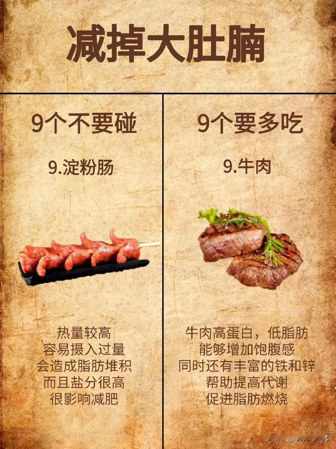 瘦肚子牢记这9不碰，9多吃！ ​ ​​​