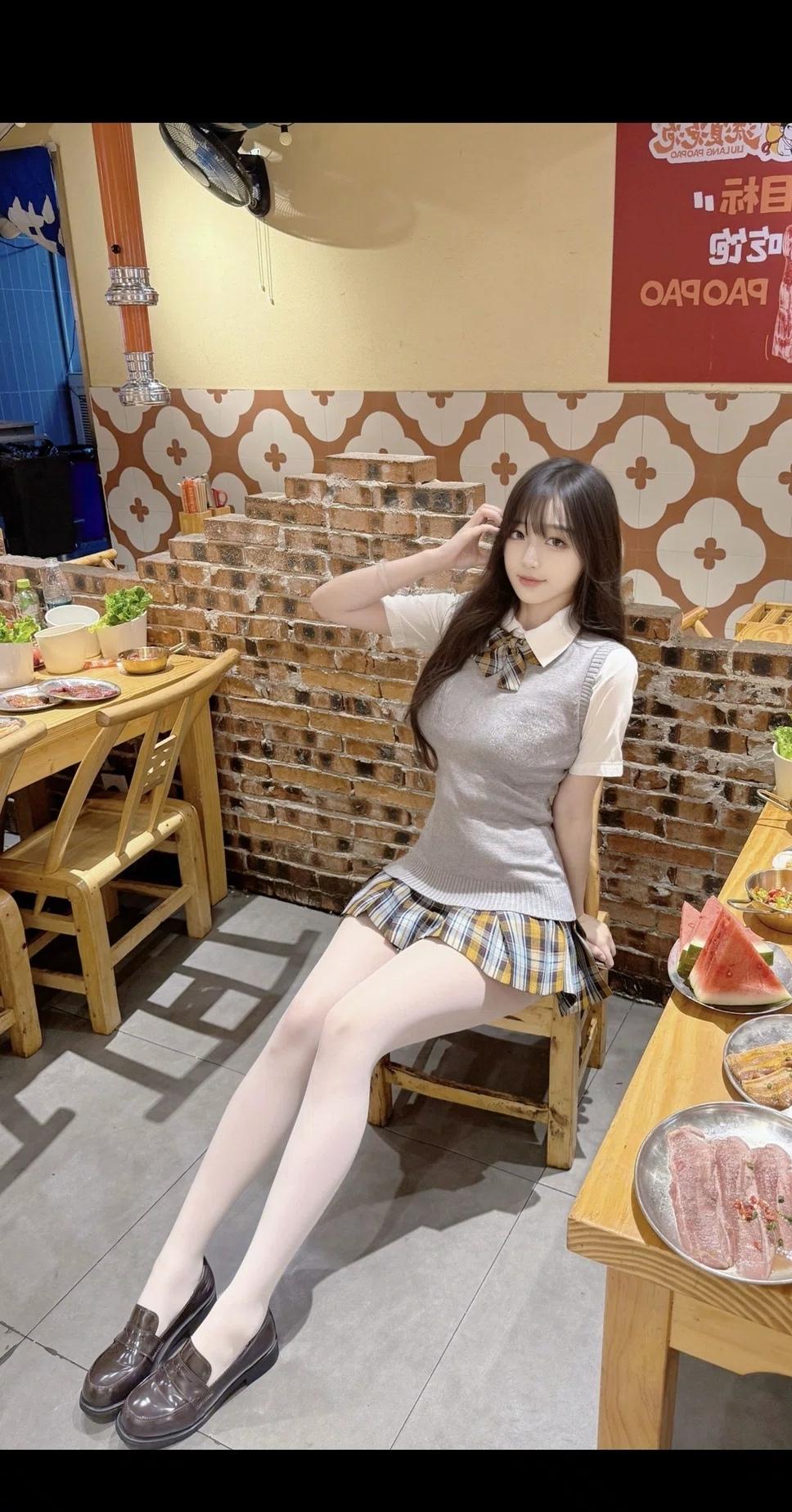 少女心爆棚的咖啡馆自拍，甜美穿搭get！💖📸