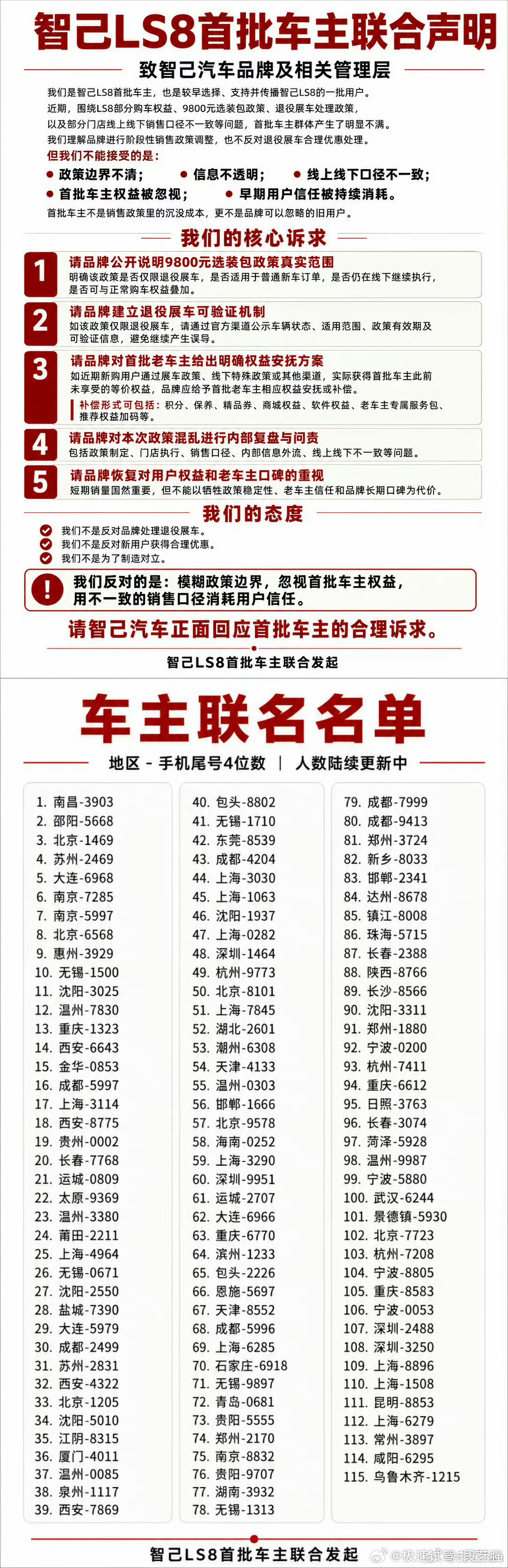 看不懂，智己LS8咋了