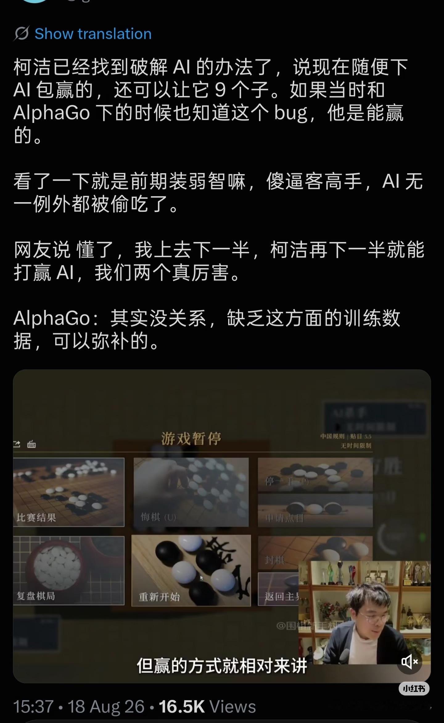 《安德的游戏，但是围棋版》 