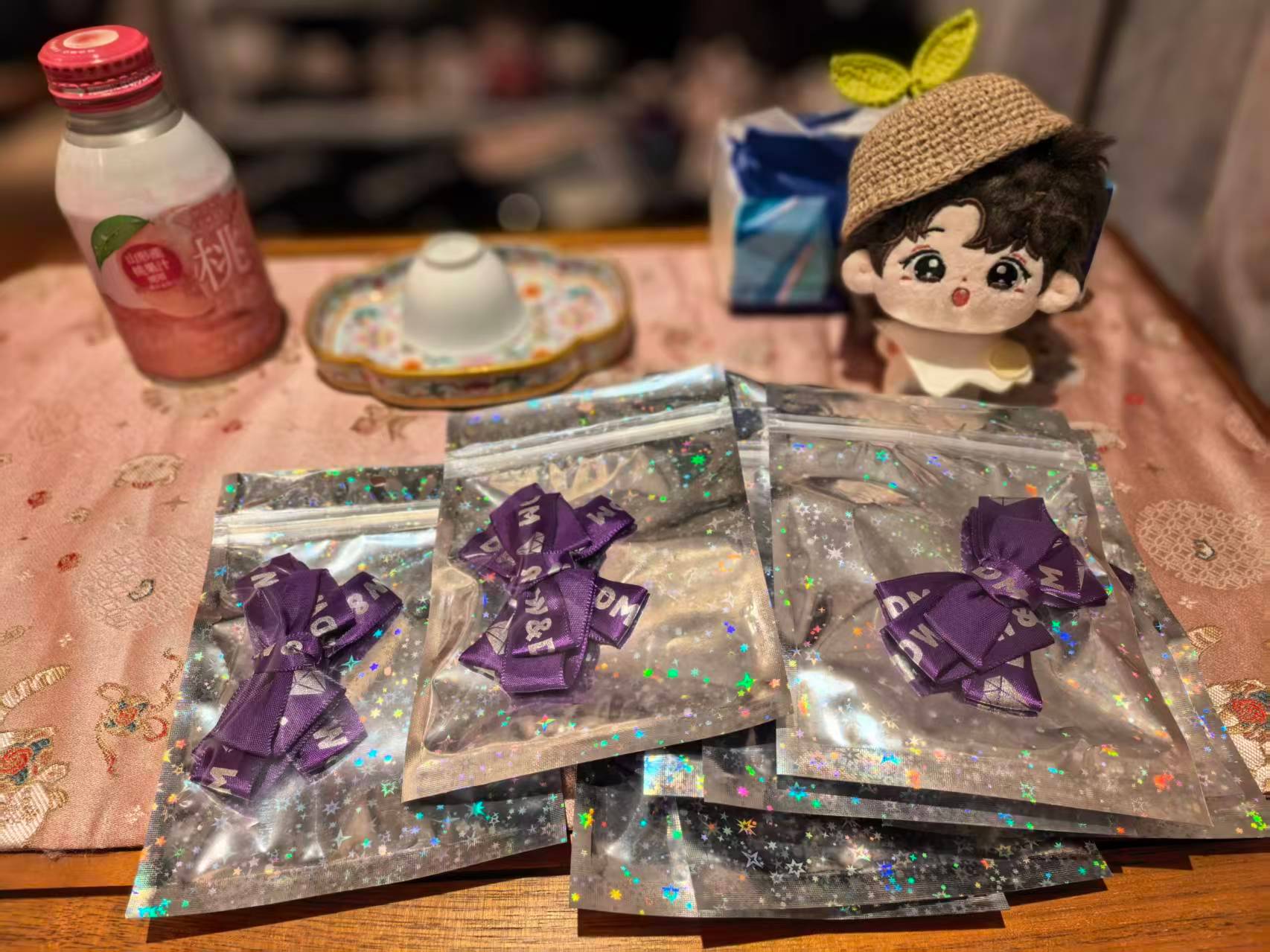 晴奶：多奶给我手搓的蝴蝶结🎀！ 