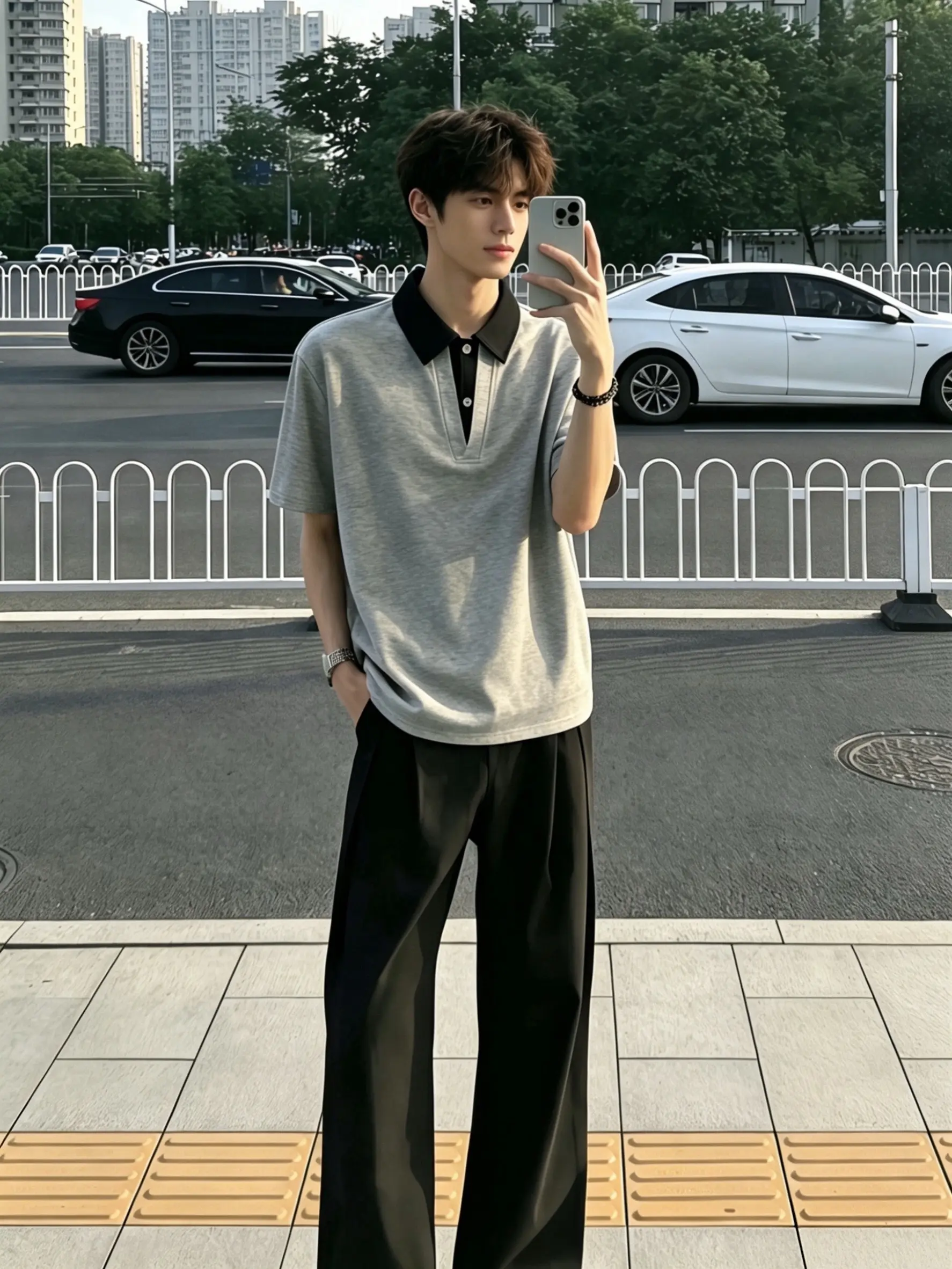 夏季穿搭 ootd穿搭 polo衫 短袖t恤