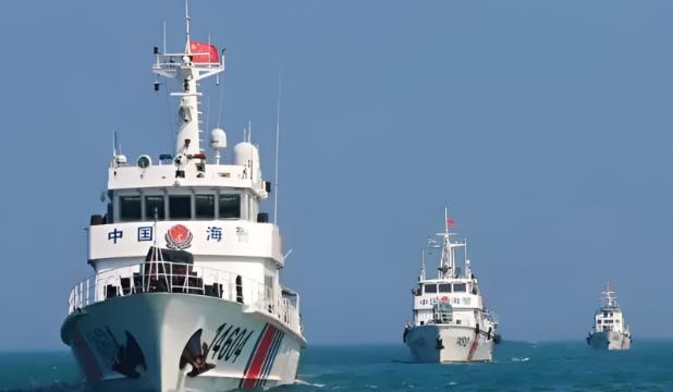 6月5日清晨，台湾三艘船围堵大陆一艘海警船，围了34小时，你真以为这是一场势均力