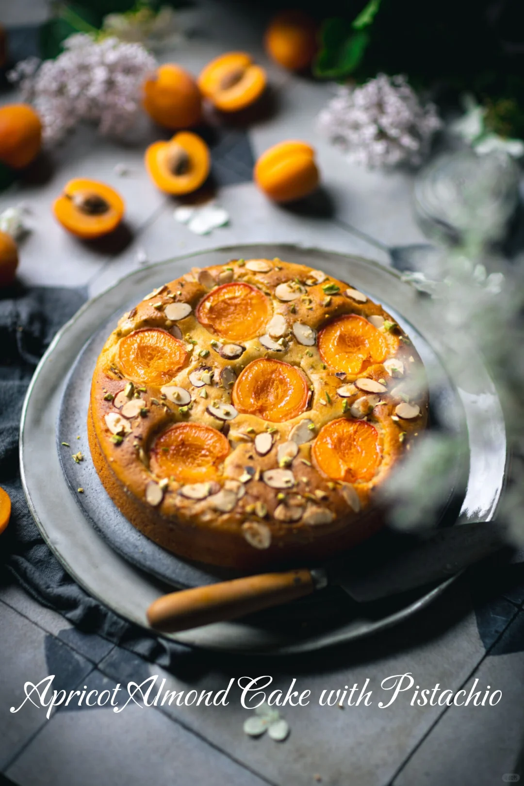 开心果杏仁蛋糕 ｜Apricot Pistachio Cake🍰