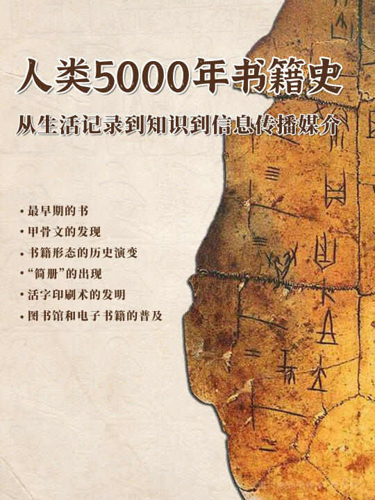 人类5000年书籍史从生活记录到信息传播