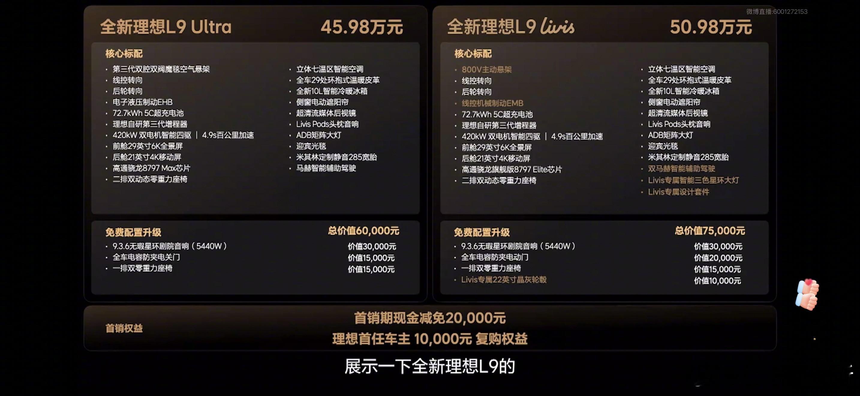说真的，Livis 版本才是这台全新 L9 的完全体，直接把家用旗舰的配置干到天