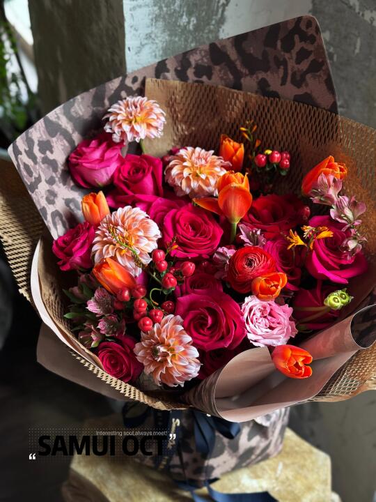 这家花店真不错～ 呼和浩特十月苏梅