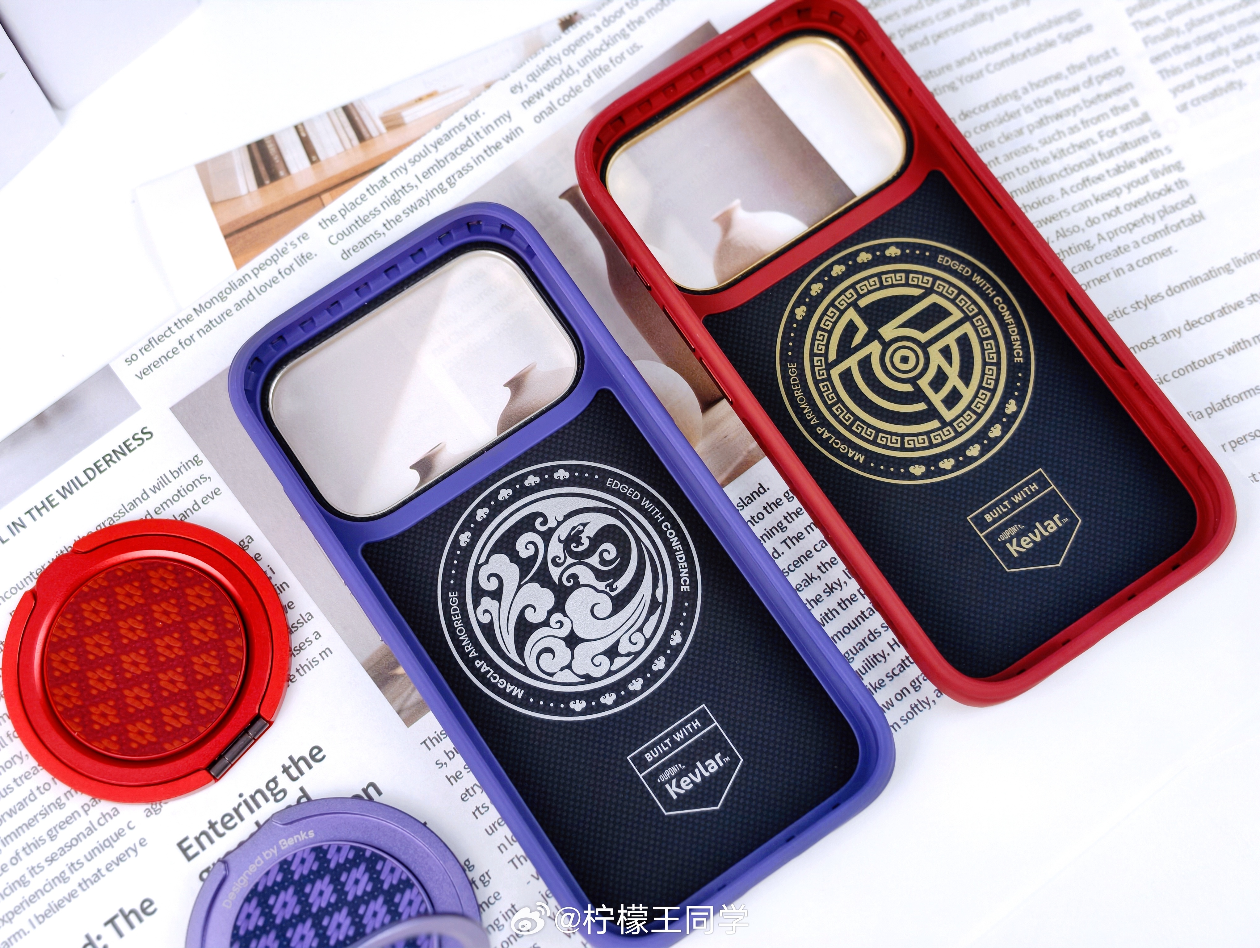 开箱邦克仕的X系列全包凯夫拉手机壳这算是全包壳的一股清流，用了凯夫拉材质做全包，