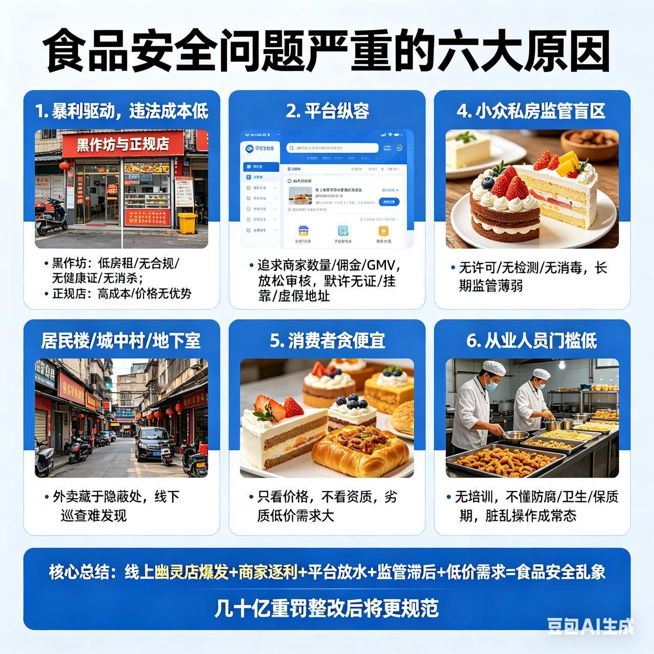 为什么现在食品安全问题这么严重？通俗易懂讲透，好懂又现实
 
1. 暴利驱动，违