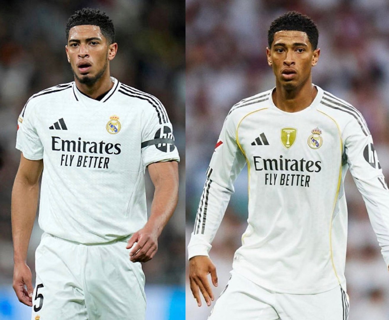 贝林厄姆体形的变化。halamadrid ​​​