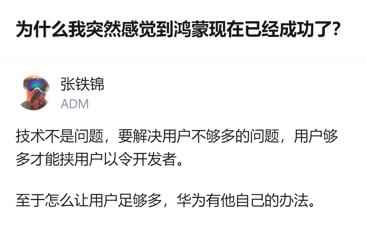 从现有信息看，鸿蒙系统从2020年发展至今已六年，2025年初使用者的体感无问题