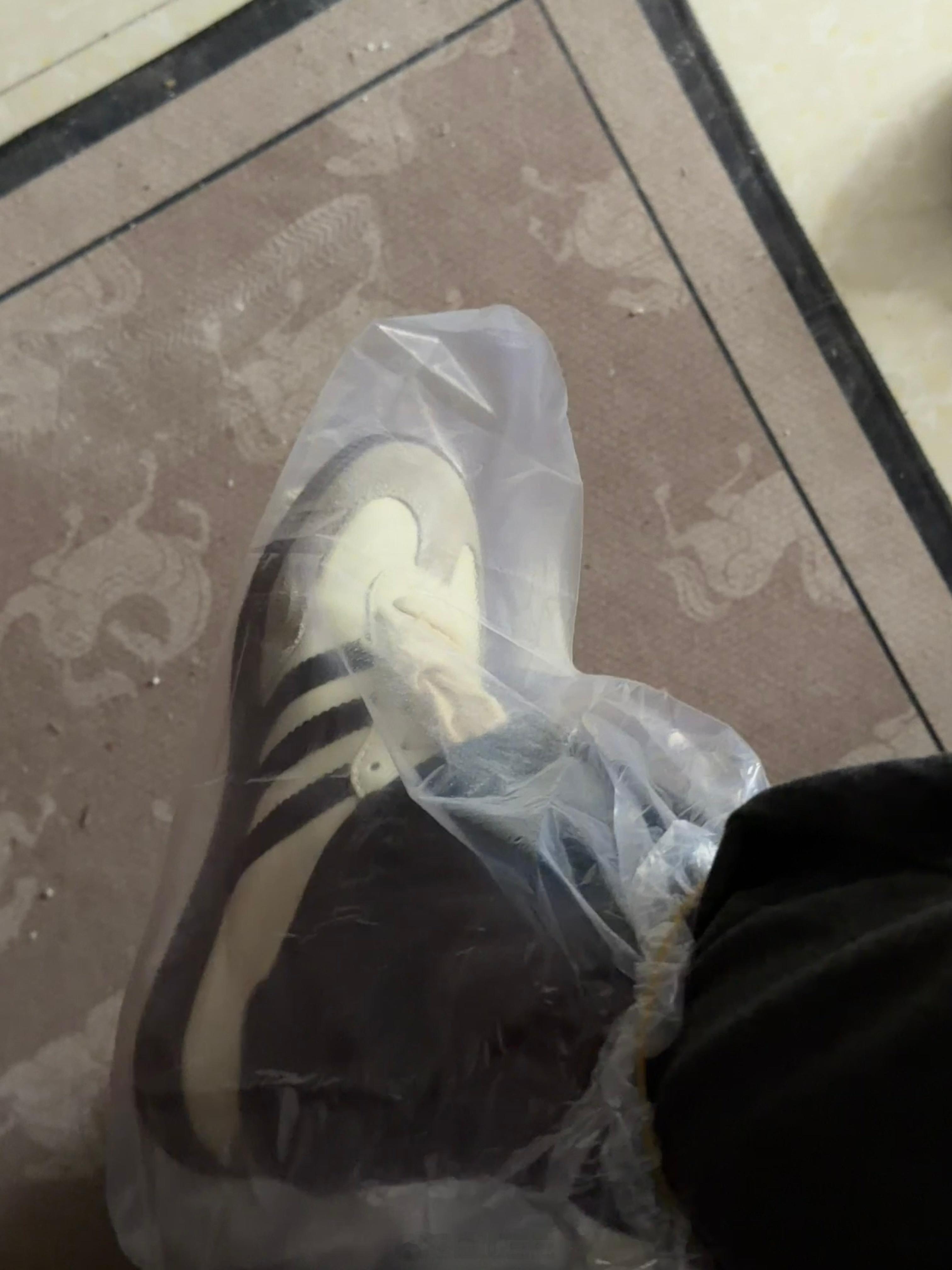 今早叫醒我的不是闹钟而是雨声湖北连发37条预警前两天朋友送的一次性雨鞋套刚好能派