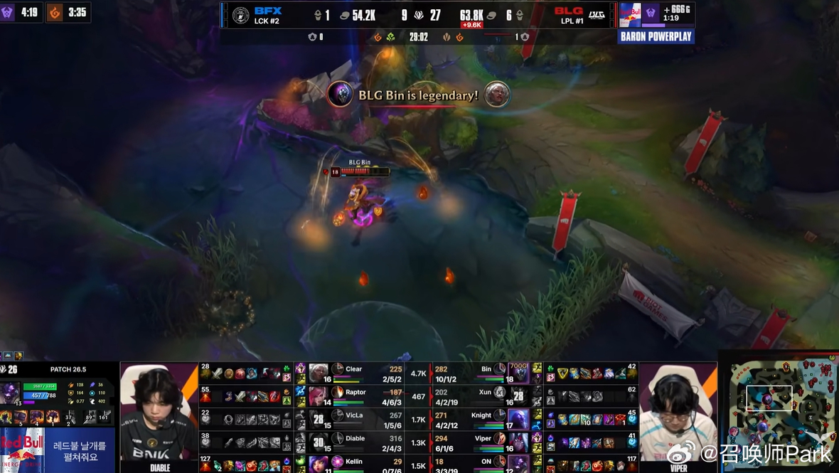 硬实力差距比想象中更大，BLG打BFX先下一城，三路和野区都有优势，特别是LPL