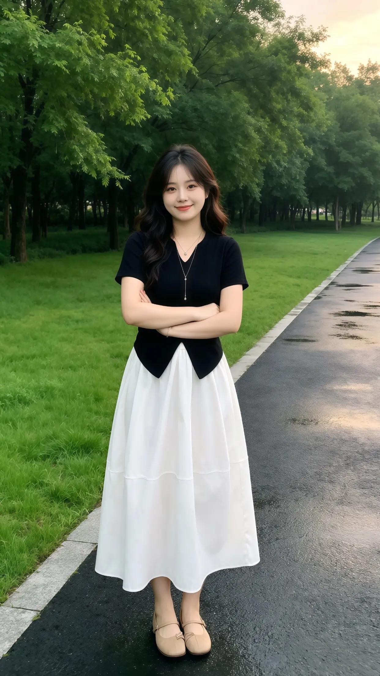 女生不费力的夏季穿搭 户外长裙穿搭 女生高级感穿搭指南 初夏穿搭 半身裙上衣搭配
