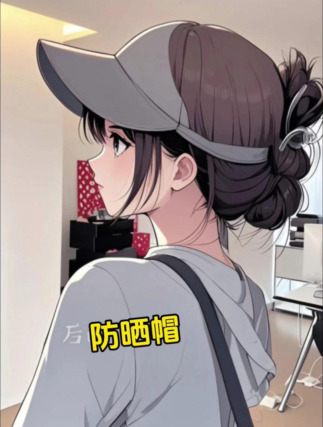 夏天出行必备防晒帽，简约百搭显脸小无痕空顶帽