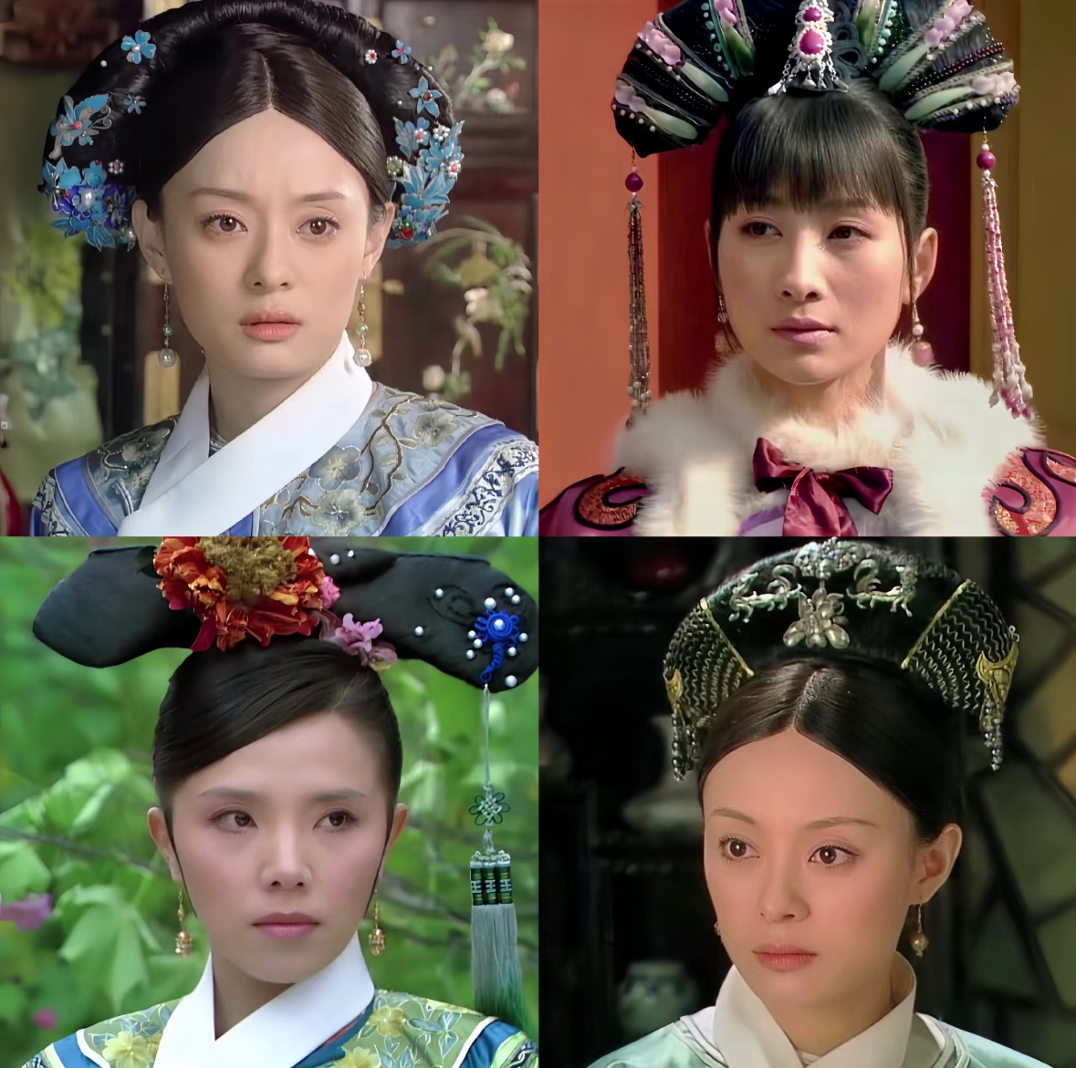 甄嬛传评论最多的四款丑旗头[哆啦A梦吃惊] [求关注][拜托] ​​​