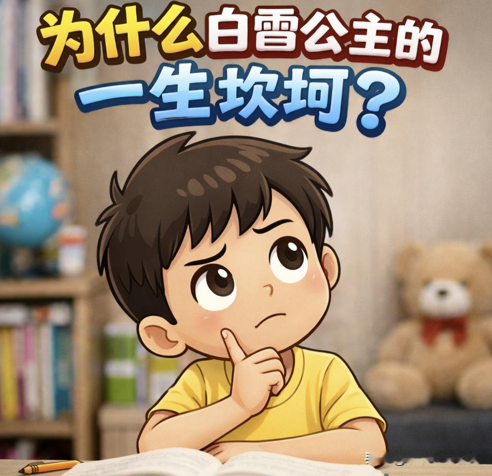 脑筋急转弯，为什么白雪公主一生坎坷。评论区留下你的答案吧。[捂脸]脑筋急转弯 趣