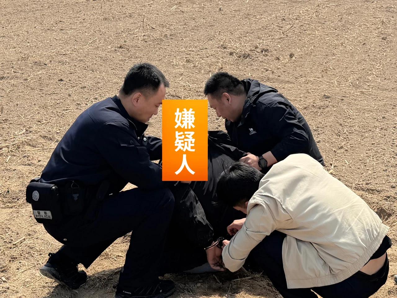 滨州警方荒地追捕 盗窃电缆嫌疑人落网
 
4月2日，山东滨州沾化公安接群众报警，