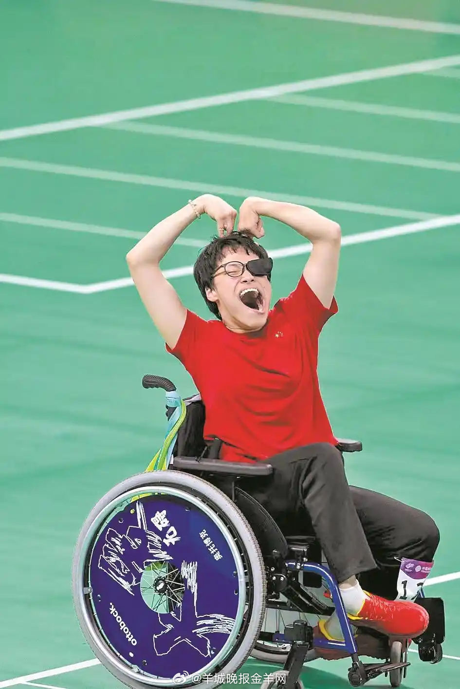 #聚焦残特奥会高光时刻#【硬地滚球“老友记”】12月9日至14日，残特奥会硬地滚