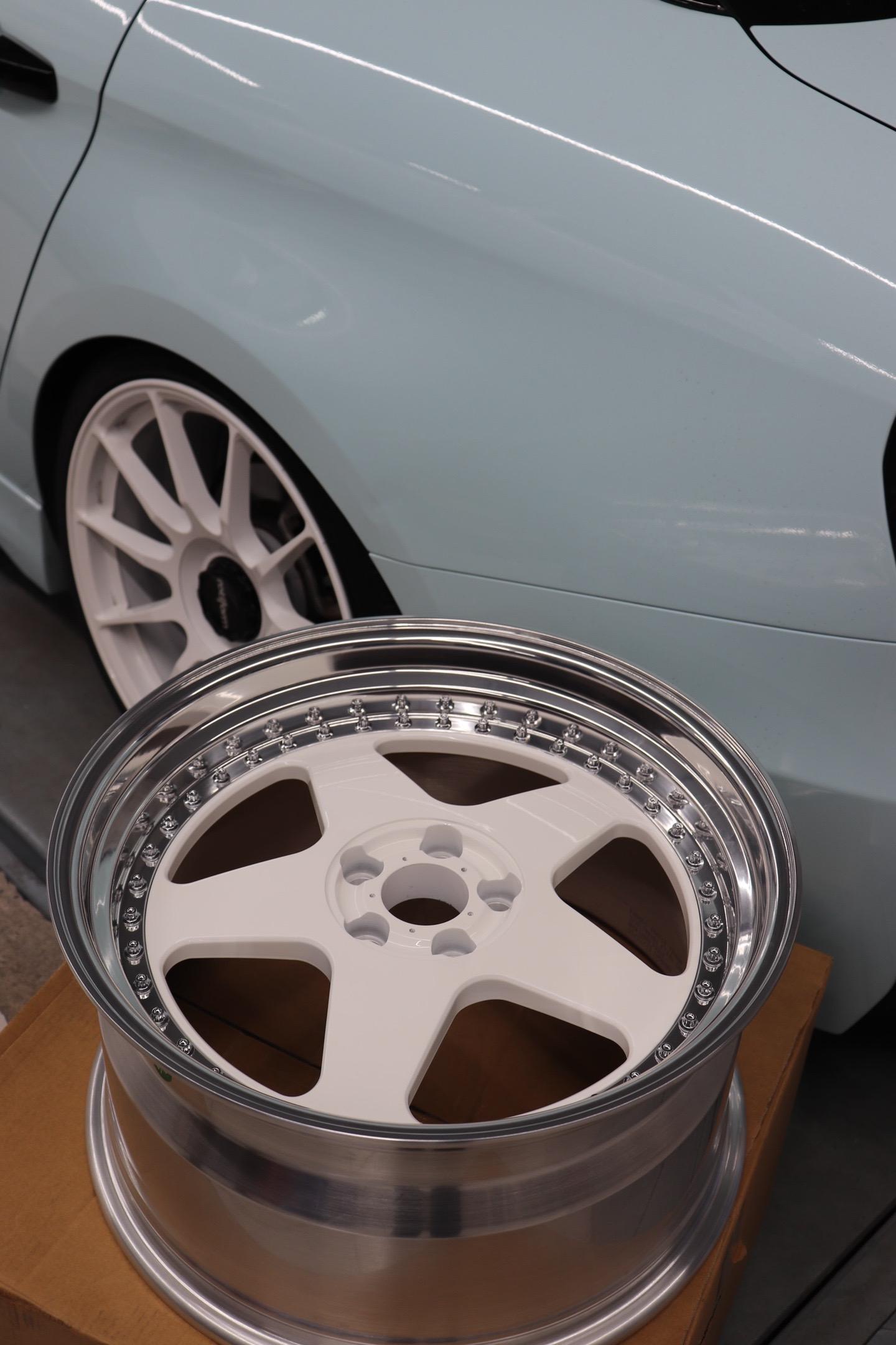 出自用领克03 rotiform DTM轮毂，孔距63.4，19寸，前...