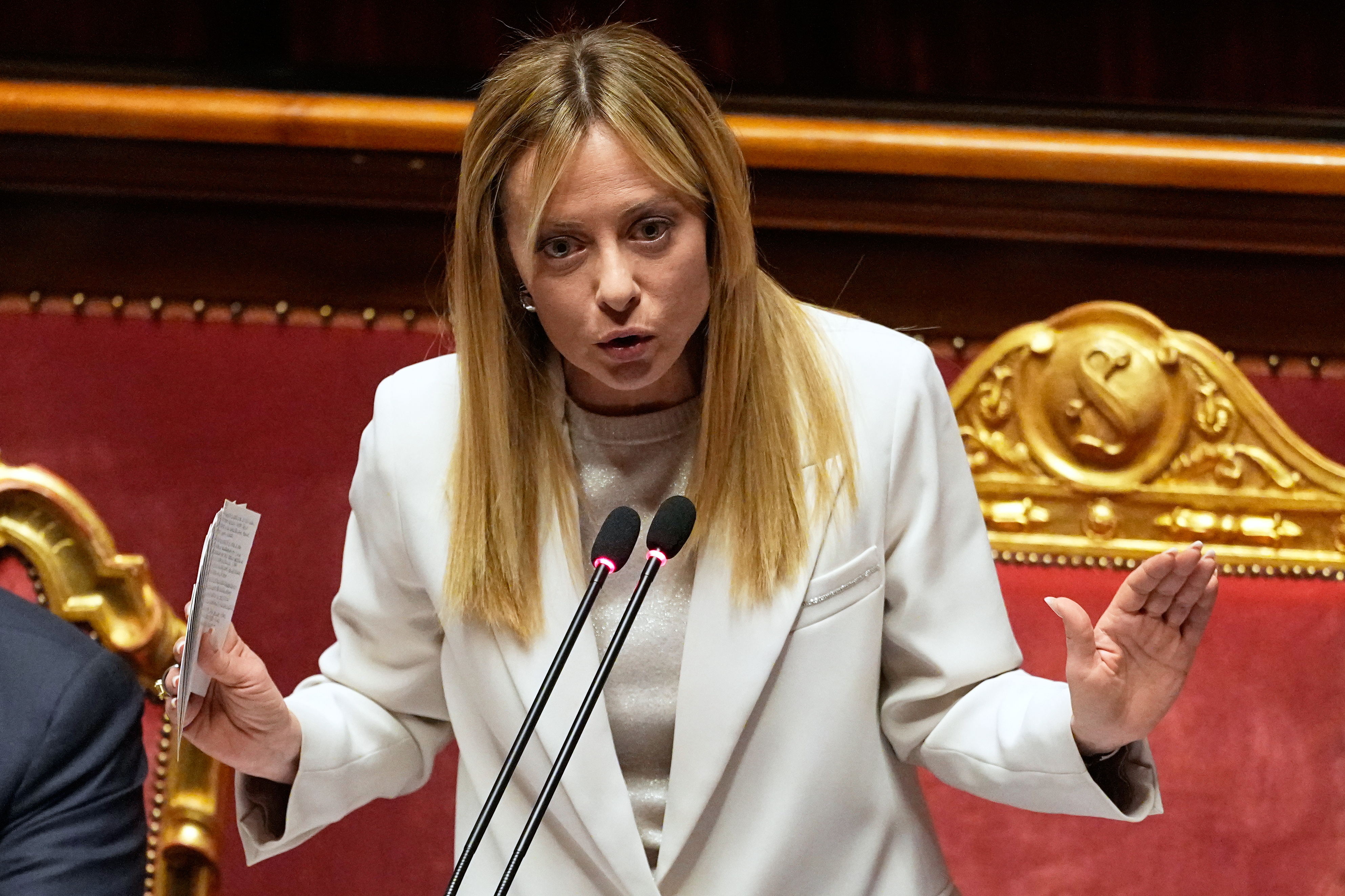 意大利总理梅洛尼表示美国和以色列对伊朗的袭击违反了国际法！据美联社，意大利总理乔