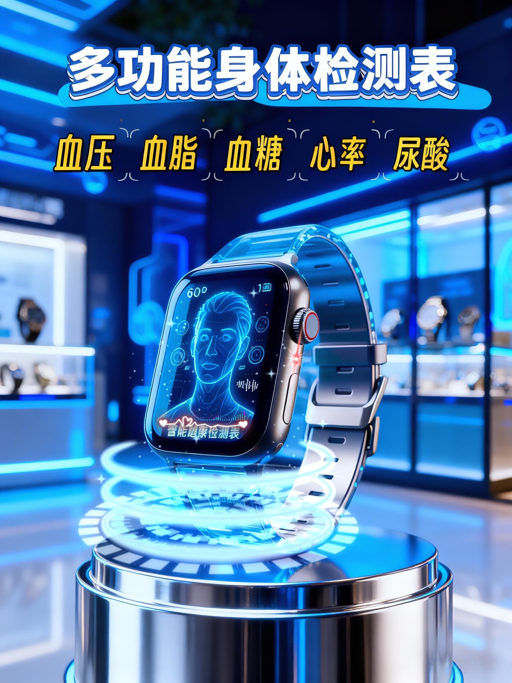 科技改变生活智能健康手表 爸妈健康 血糖血压监测 养老好物