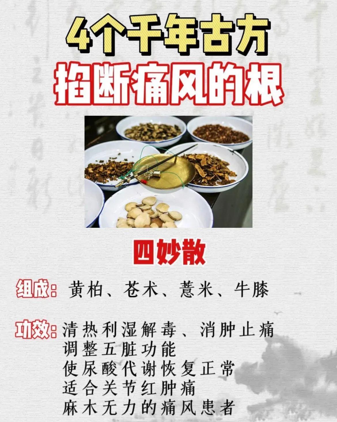 痛风让人痛不欲生，但你知道吗？其实有些中药方能有效缓解痛风症状。今天，我将为你介