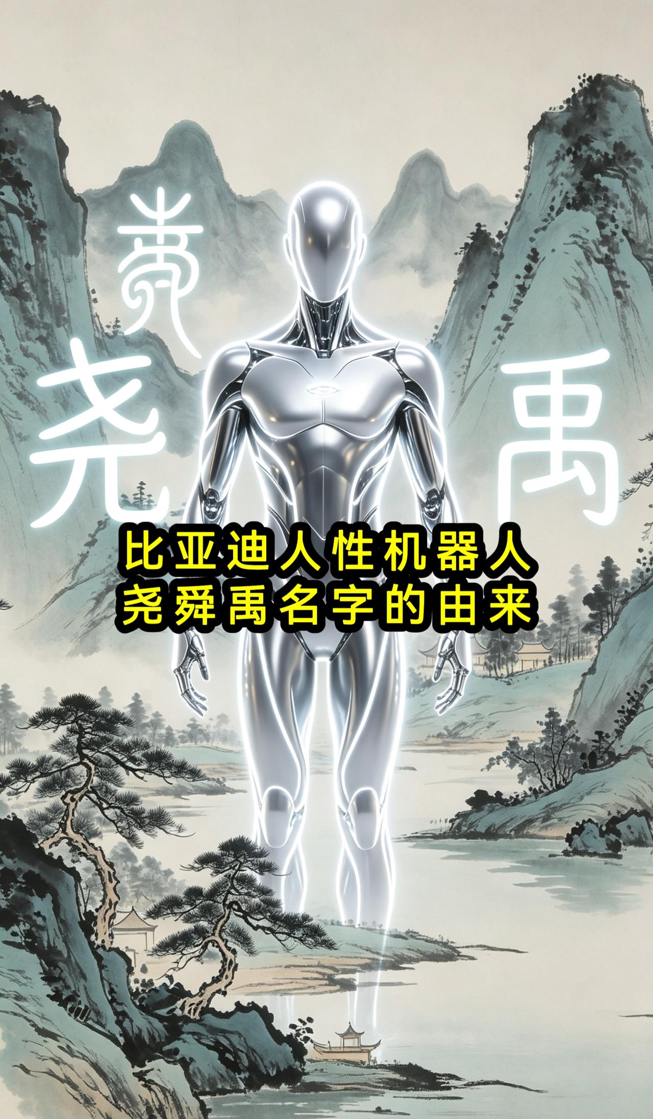 比亚迪人形机器人合集（一）代号尧舜禹，取自中国上古三位圣王——尧、舜、禹，是华夏
