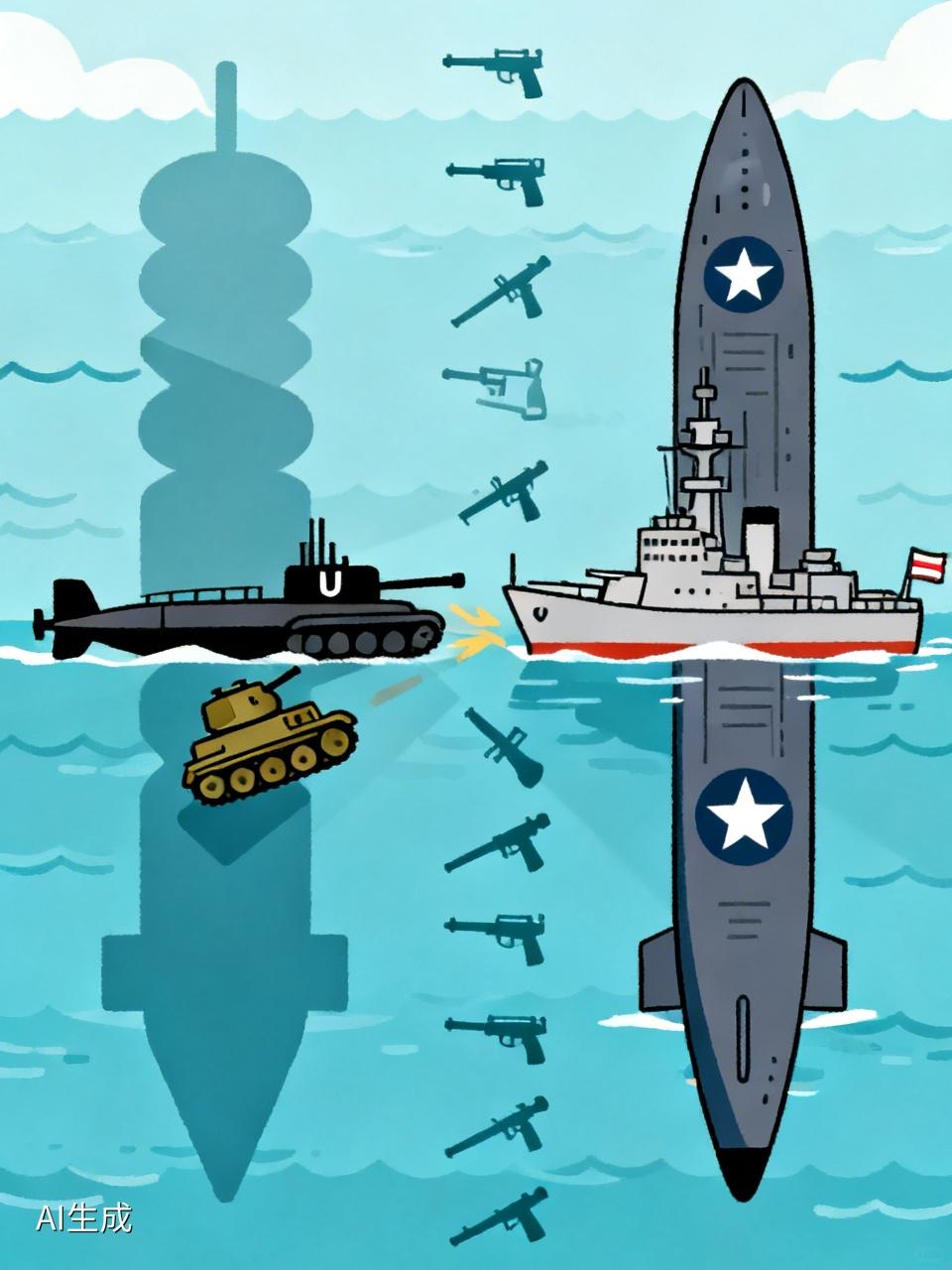 二战可不只有残酷，还有不少奇怪事件。比如德军潜艇的“悲惨遭遇”，在“狼群”行动里