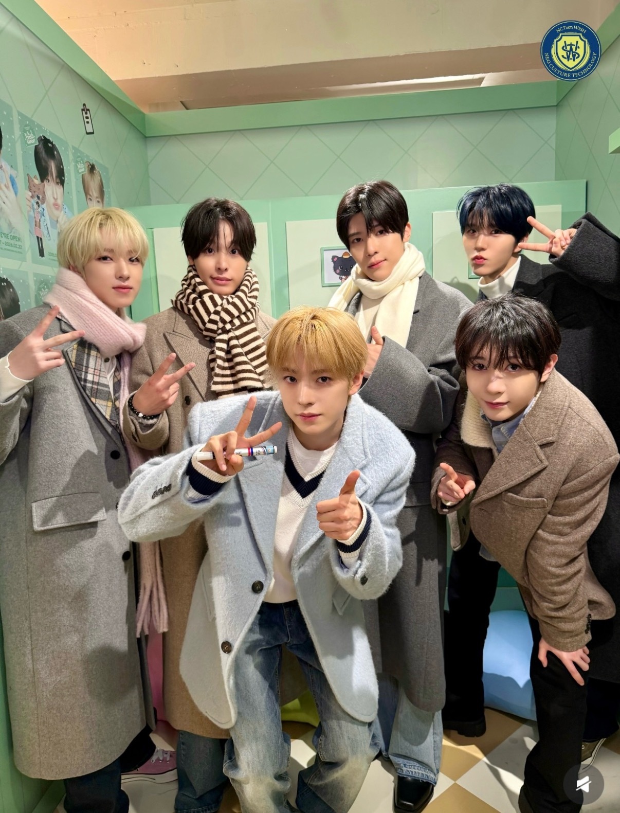 NCTWISH 最新合照 门面 line 状态如何？ 