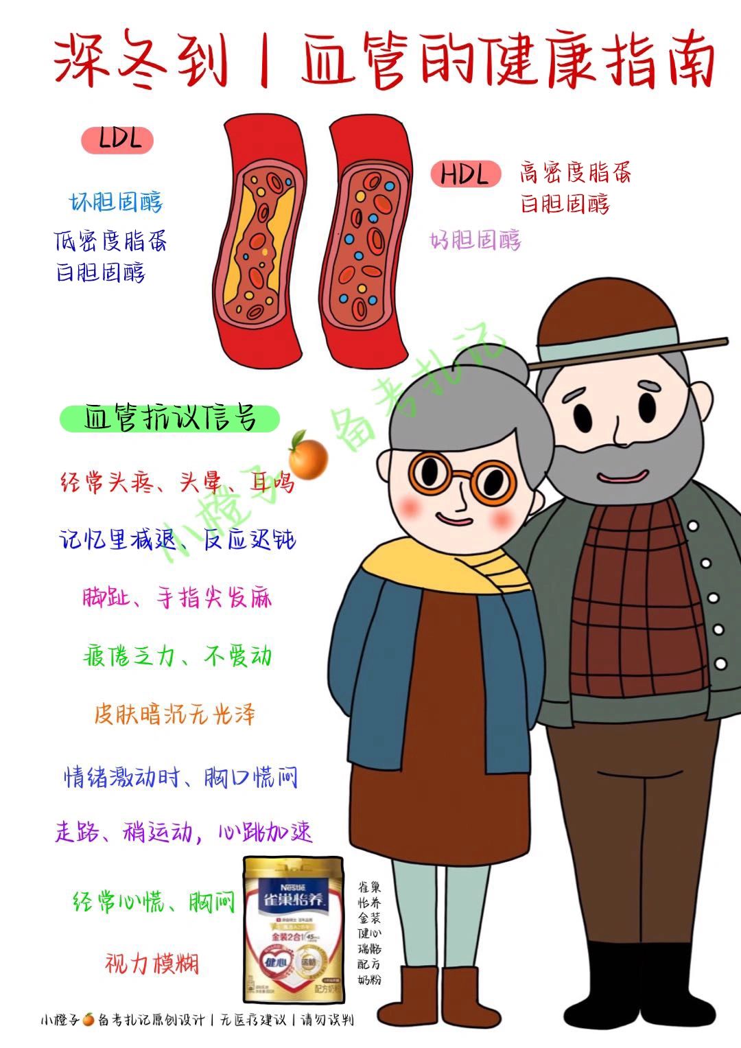 深冬到‼️给长辈的血管健康指南 ✅