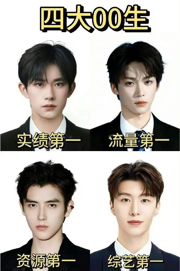 网友评选内娱四大00生:易烊千玺，梓渝，陈飞宇，范丞丞你们觉得客观吗？？？？ ​