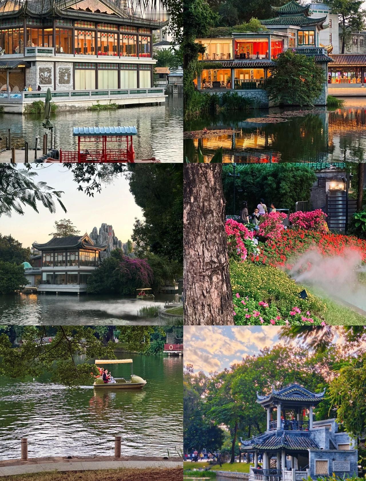 在荔湾湖虚度半天🌿闯入老广的烟火与诗意
📍广州 
广州的春天湿漉漉的，但这种
