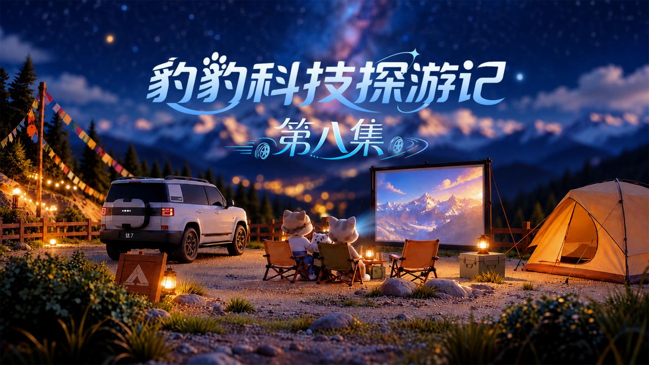 钛7超级能量站！户外用电超安心，与豹豹一起出发“趣”玩！