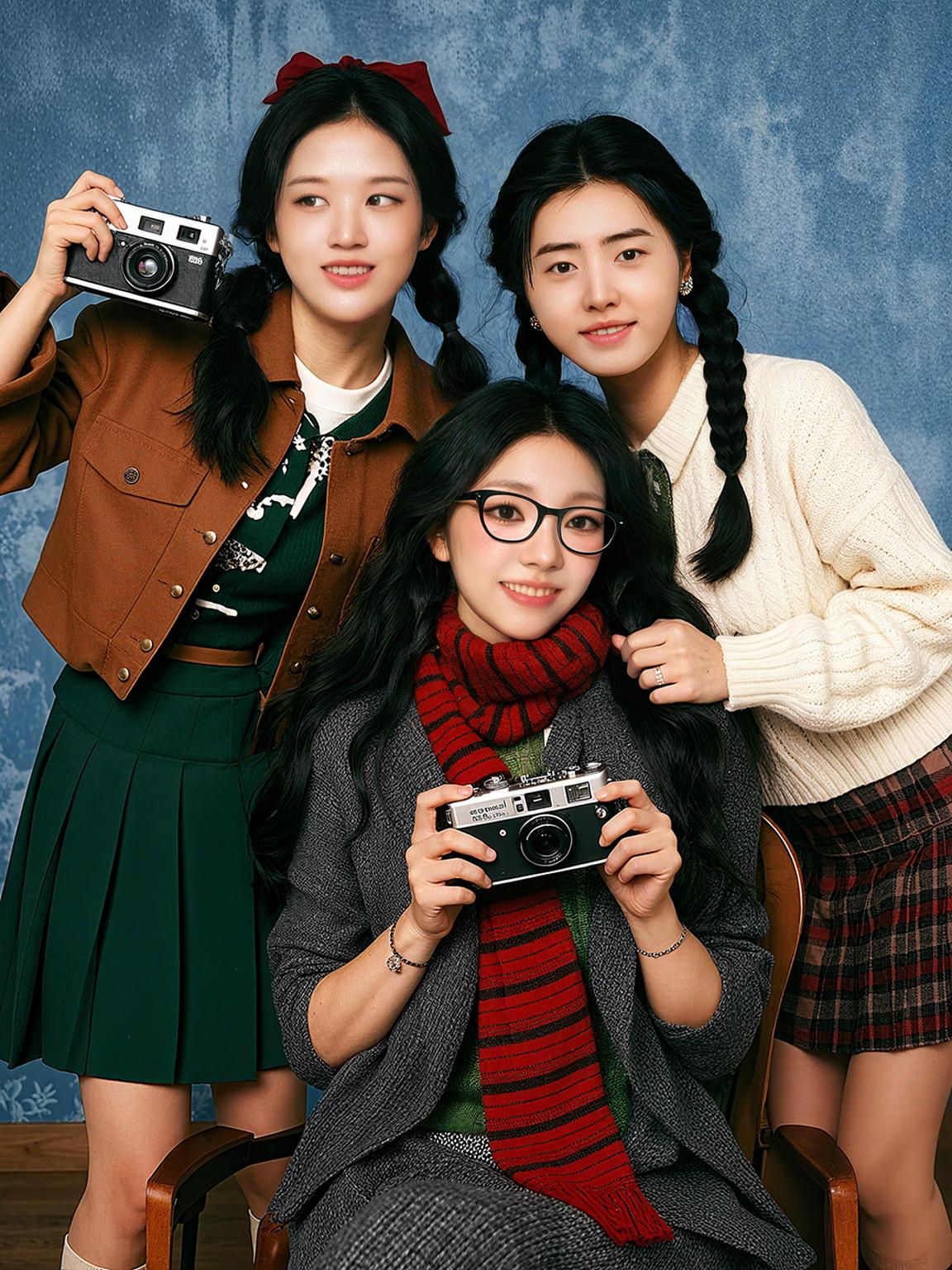 一家三口👨👩👧 