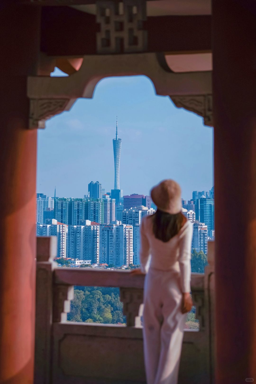 15分钟登顶俯瞰广州，还能和广州塔同框❗️