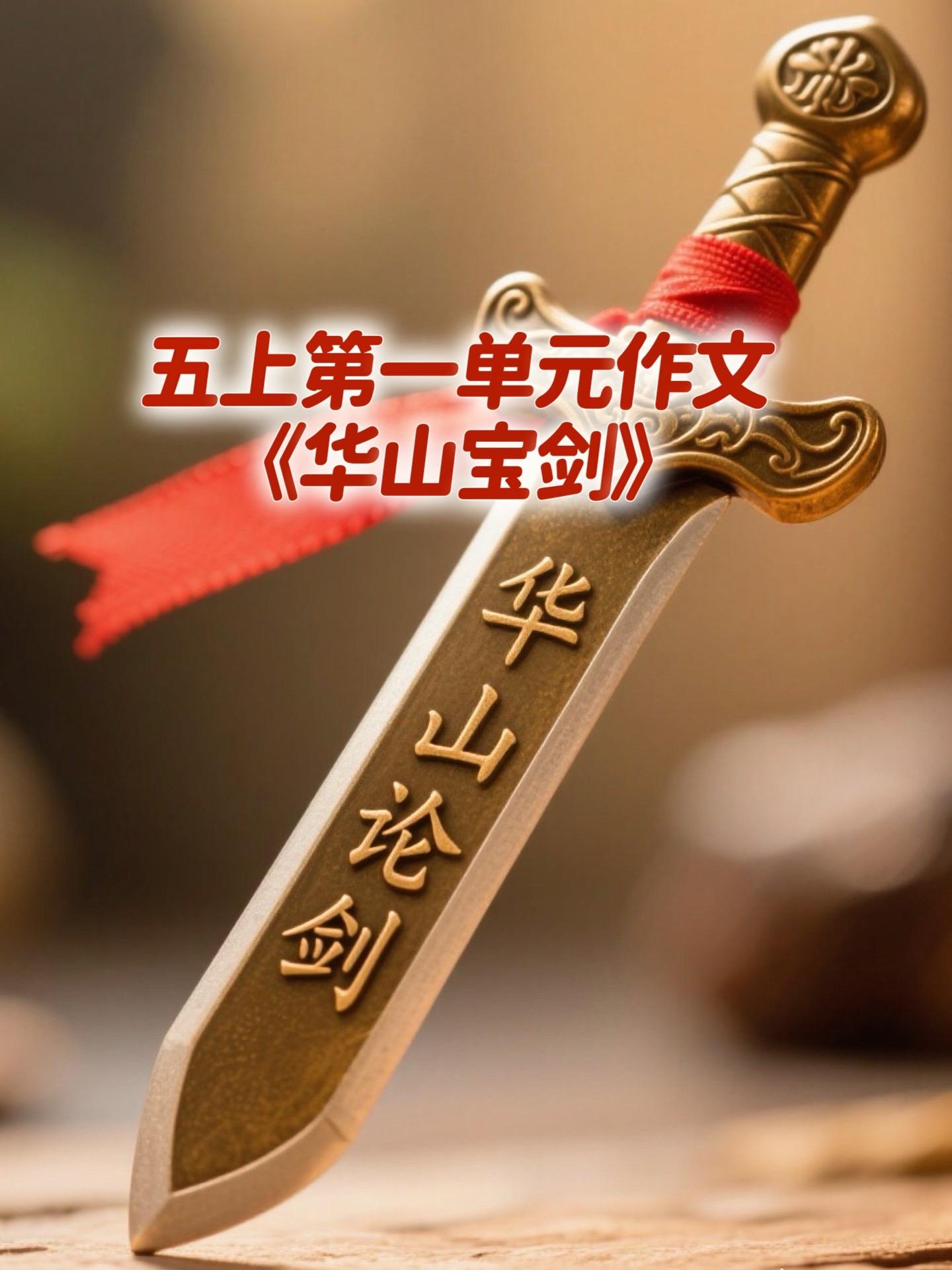 《华山宝剑》 优秀范文。家长必读，小学五年级上册第一单元习作《我的心爱...