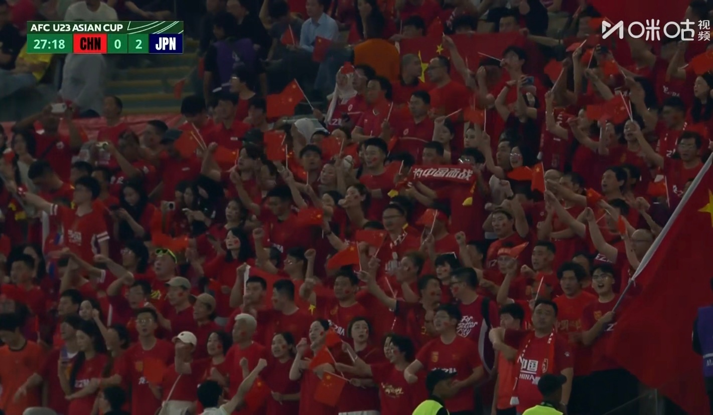 U23国足vs日本0-2落后又怎样！这群少年能一路拼进就早已赢了！下半场放手去冲