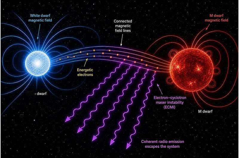 宇宙里最离谱的“情侣”，可能正在一起开炮。

两颗恒星如果彼此绕着转，会发生什么