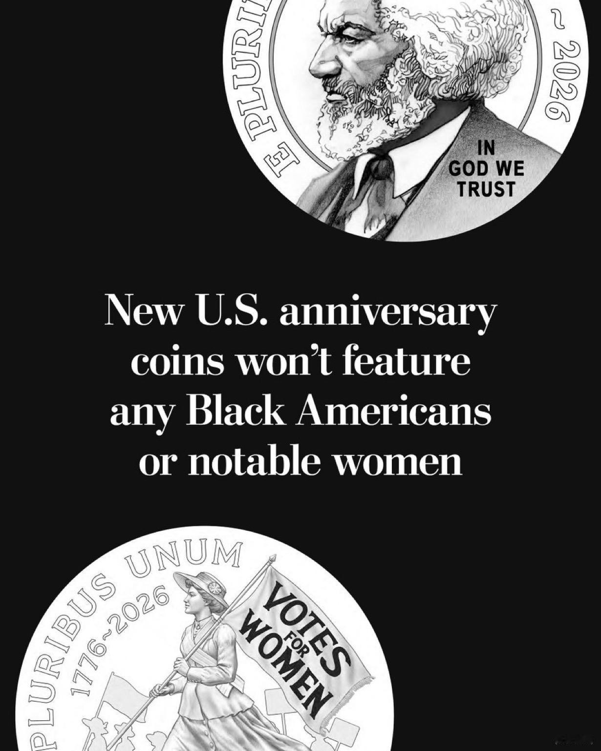 美国公民硬币咨询委员会确定了纪念美国建国250周年的硬币的五个选项，其中包括纪念