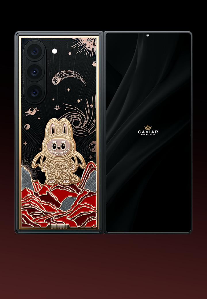 三星Labubu联名手机 Caviar定制版手机一直比较贵，基本都是24K黄金+
