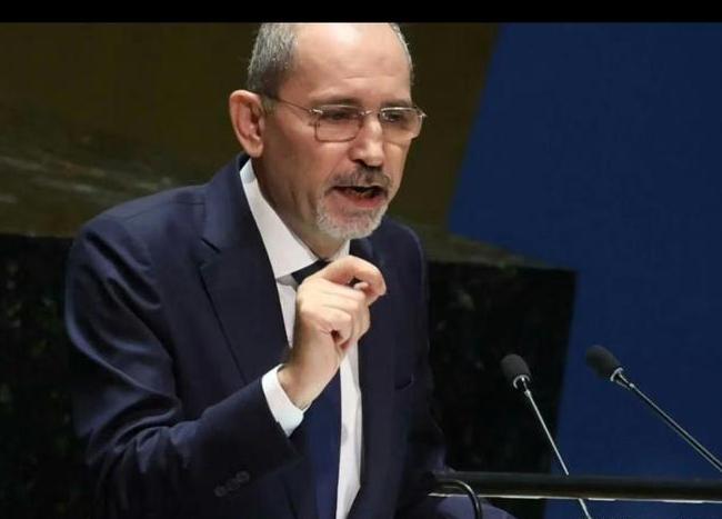 约旦外交部长艾曼•萨法迪严正声明：“任何将巴勒斯坦人转移到约旦的企图都将被视为宣