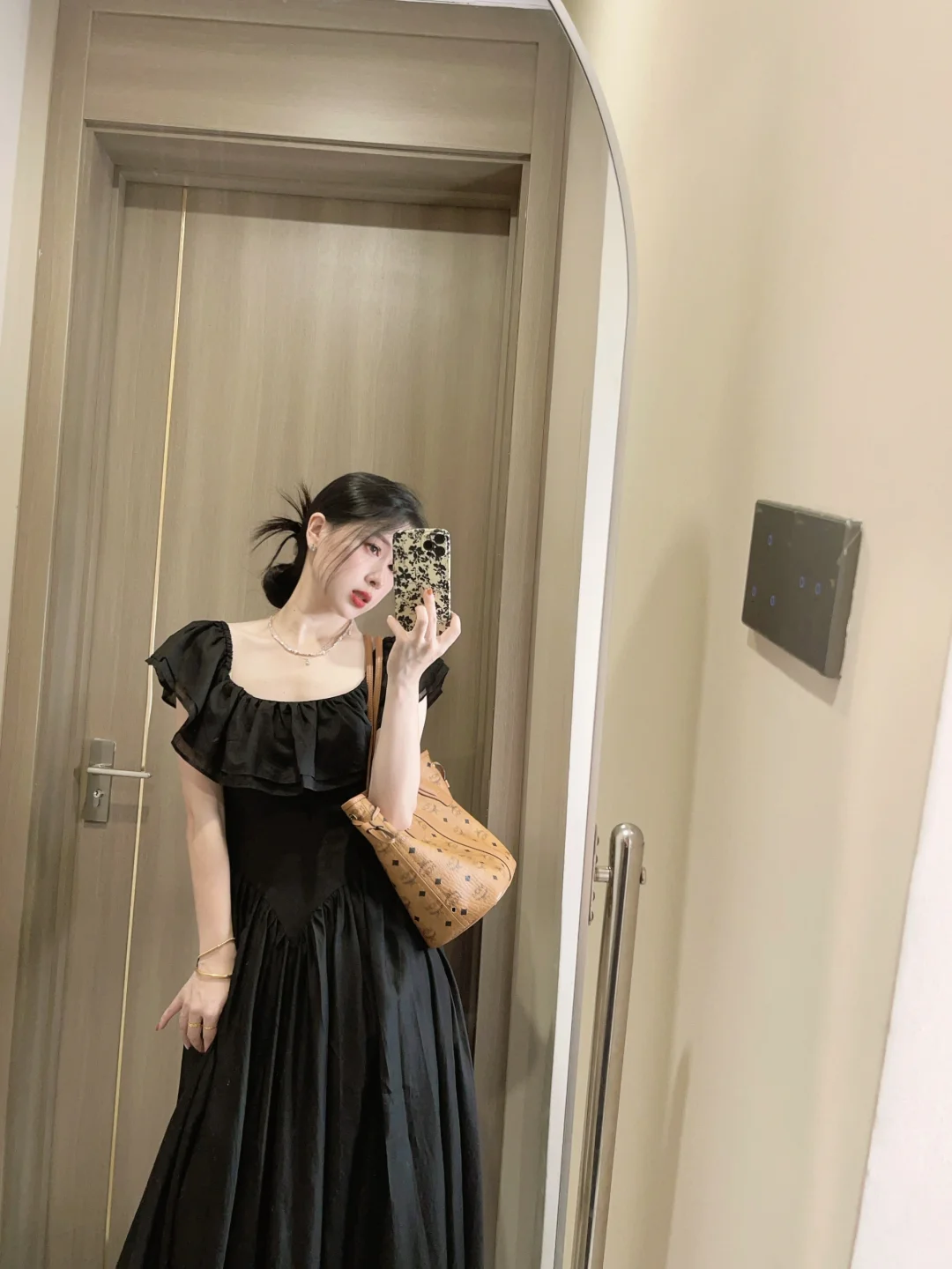 黑色仙女连衣裙～