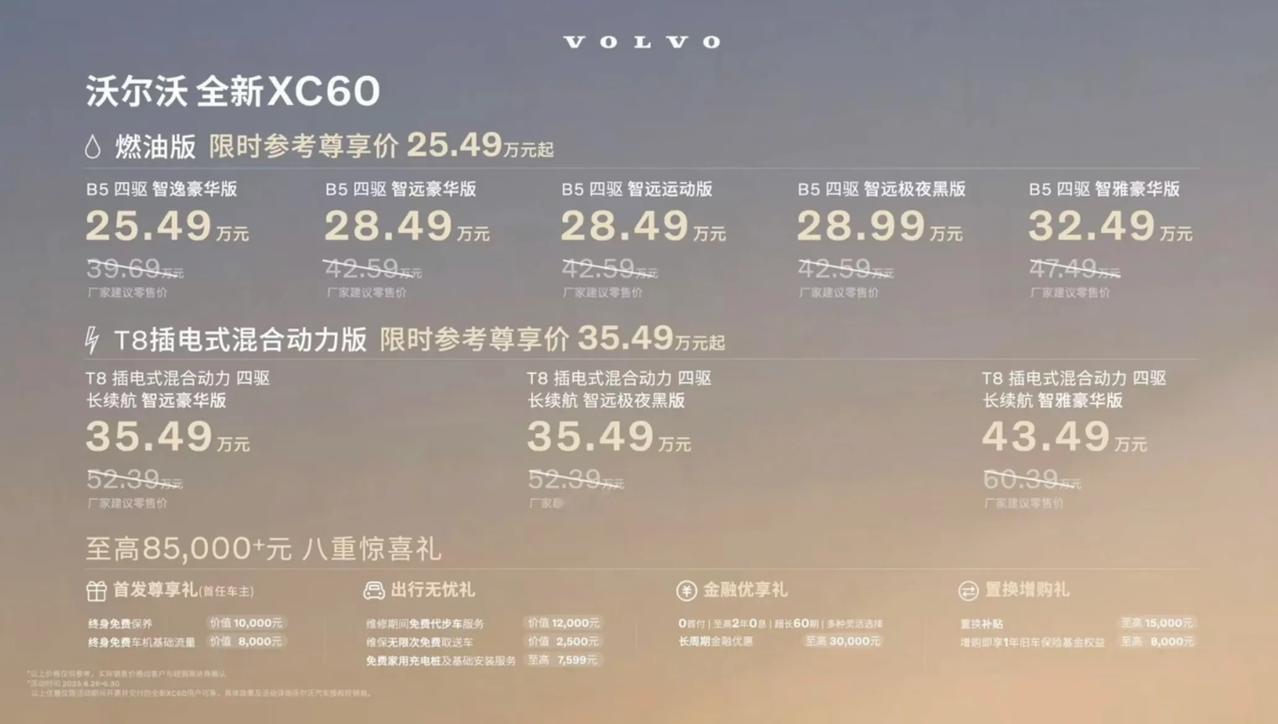 全家出游新选择！沃尔沃全新XC60插混版：续航无忧+同级最强动力
 
作为传统豪