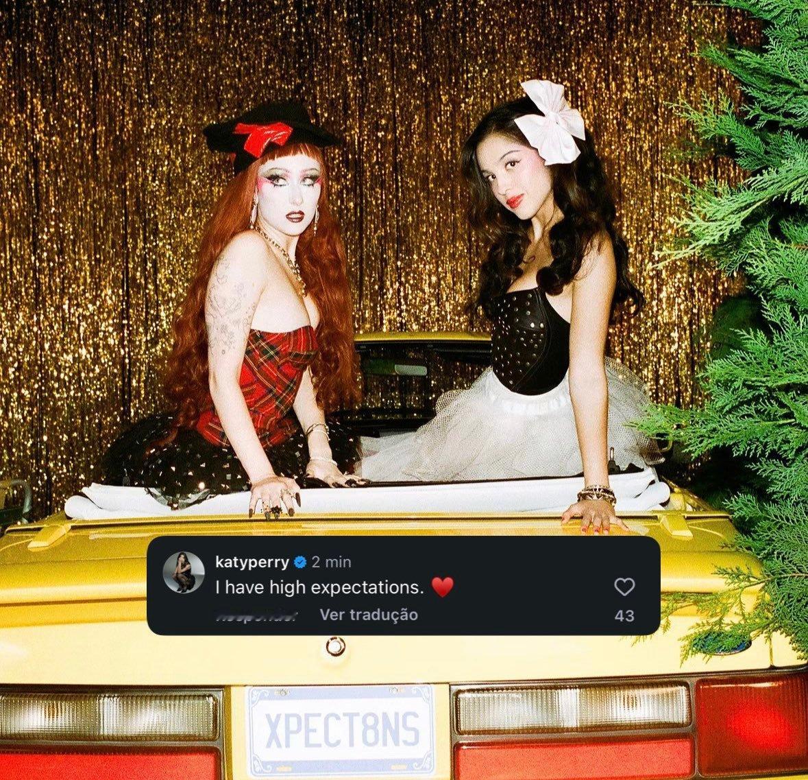 水果姐Katy Perry在娅娅发布官宣与插排合作推出《expectations