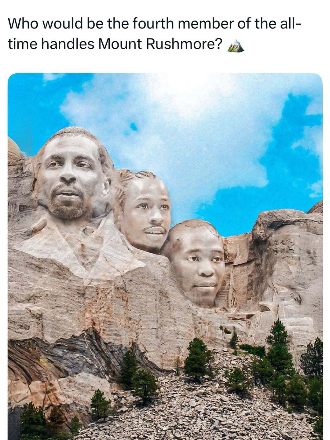 再选出一位球员雕在手活界的总统山上，你的选择是？我的观赛搭子 ​​​