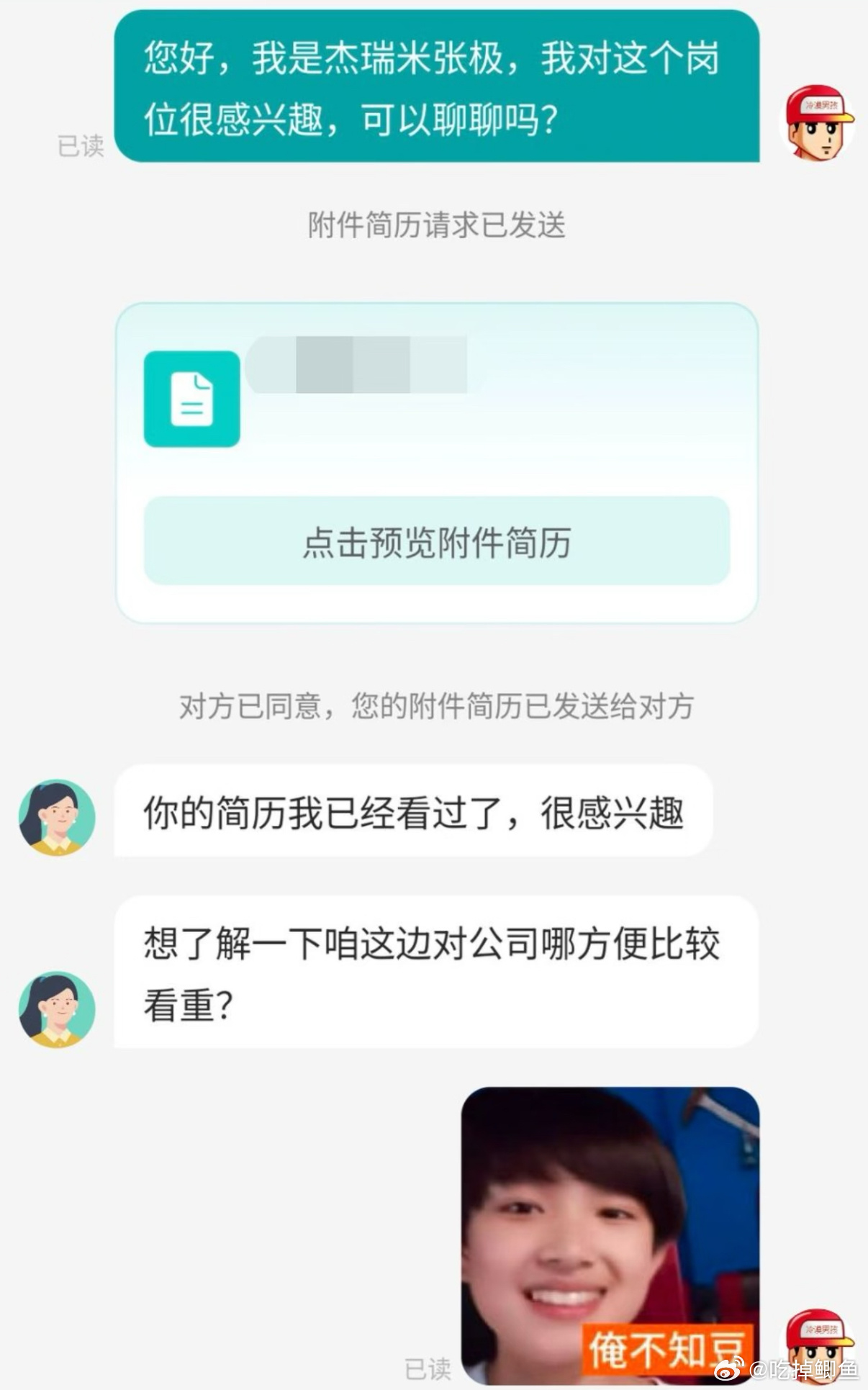 我找工作就这样 